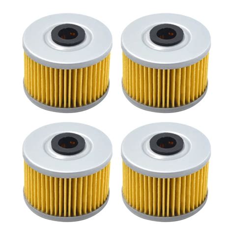 4pcs Oil Filter For KAWASAKI KX450F KXF450 2012 2015 KFX450R KFX450 R