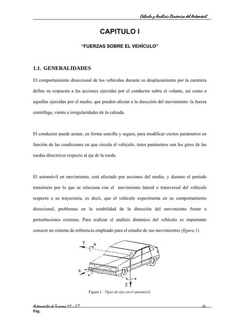 PDF CÁLCULO Y ANÁLISIS DINÁMICO DEL AUTOMÓVIL PDF file Reparto de