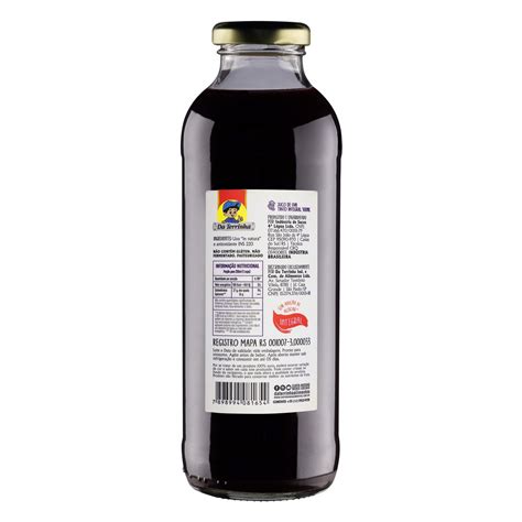 Suco Integral Uva Tinto Da Terrinha Garrafa Ml Ilergic Para Voc