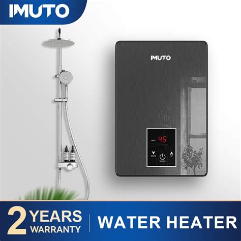 IMUTO 6500W Flagship Hot And Cold Shower Water Heater Shower For Bathroom Set LCD Instant Heater
