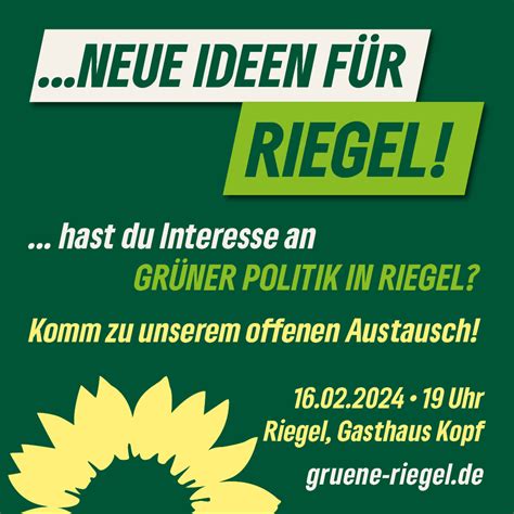 Grünes Treffen in Riegel Bündnis 90 GRÜNEN