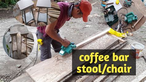 How To Make Stool Bar Using Wood Lumber Youtube