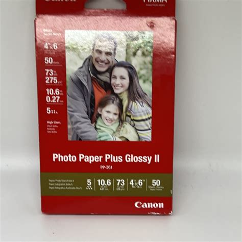 Used Canon Pixma Pp Photo Paper Plus Glossy Ii Sheets X High