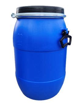 Blue Round OMB 30 HDPE Open Mouth Drum For Industrial Capacity 200