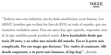 Bts Fondos Army Colombia On Twitter Rm X Vogue Espa A Sigo