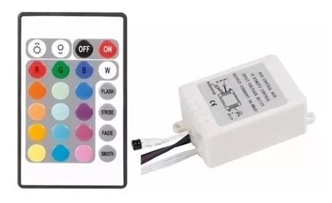 Controladora Para Tira De Led Rgb Botones Control Remoto En Venta En