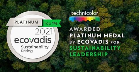 Vantiva Awarded Platinum Medal By Ecovadis