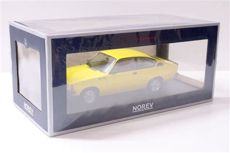 1 18 Norev Opel Kadett GT E C Coupe 1977 Yellow With ATS Wheels Limited