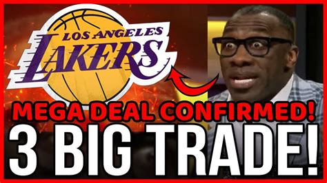 Lakers Make Mega Trade Lakers Shock The Nba Today S Lakers News Youtube