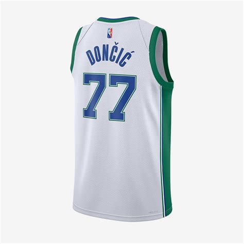 Nike NBA Dallas Mavericks Luka Doncic Swingman Jersey - White/Clover ...