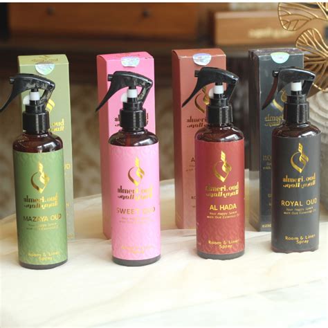 Jual Almeri Oud Room Linen Spray With Premium Oud Essential Oil