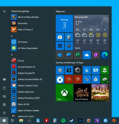 Windows So Aktiviert Ihr Schon Jetzt Das Neue Startmen Design
