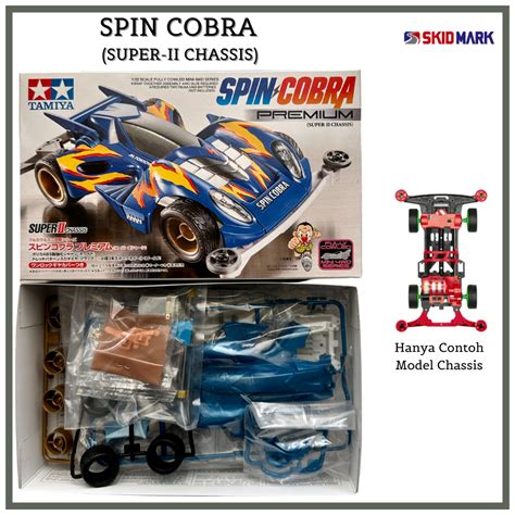 Jual Mobil Rakit Tamiya Mini 4WD Spin Cobra Super II Chassis