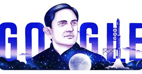 Google Celebrates 100th Birthday Of ISRO Founder Scientist Vikram