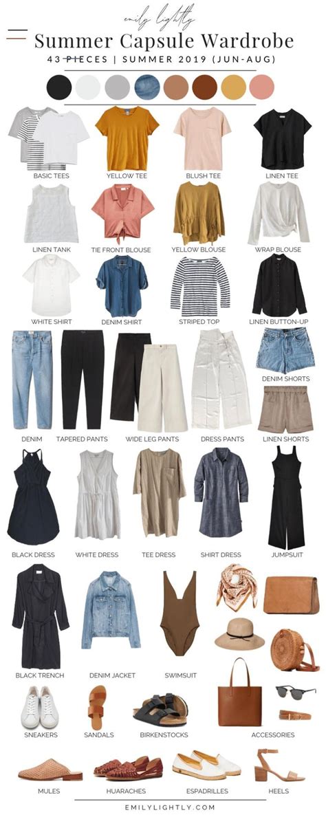 My Summer Capsule Wardrobe Travelwardrobesummer I M Finally