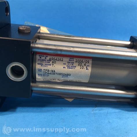 Toyooki Kogyo TFB WA 1FA40B70B50ABD Hydraulic Cylinder IMS Supply