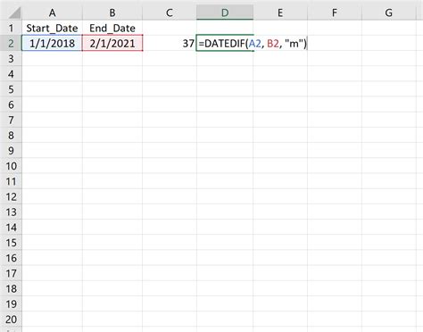 So Berechnen Sie Den Unterschied Zwischen Zwei Datumsangaben In Excel