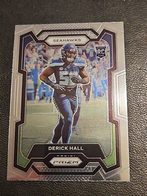 Panini Prizm Derick Hall Rookie Card Rc Seattle Seahawks