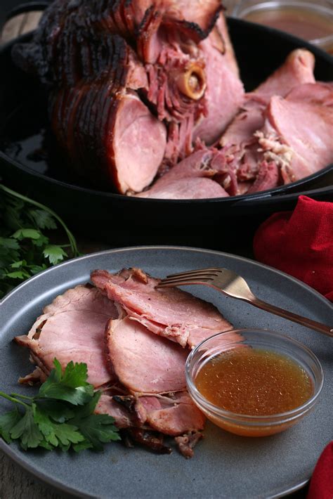 Smoked Ham Recipe With a Brown Sugar and Honey Glaze