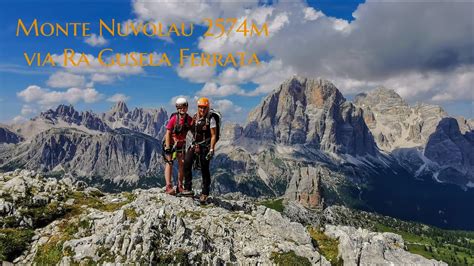 Monte Nuvolau Via Ferrata Ra Gusela Dolomitenfeeling 1 Klasse YouTube