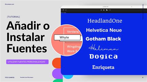 A Adir O Instalar Fuentes Personalizadas En Figma Tutorial Paso A