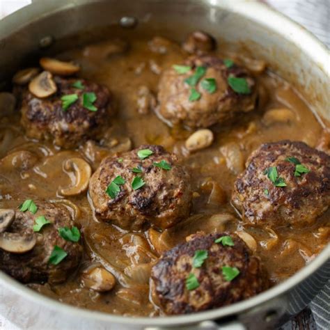 Salisbury Steak With Mushroom Gravy My Forking Life