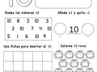 Ideas De N Meros Preescolar En N Meros Preescolar