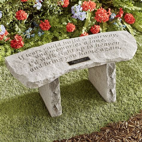 If Tearsgarden Bench Memorial Garden Memorial Benches Yard Art