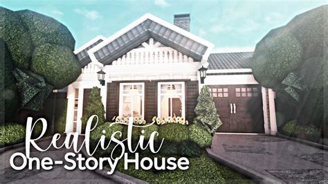 Roblox Bloxburg One Story Realistic House Minami Oroi Youtube