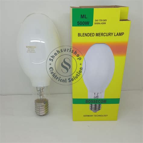 Jual Bossecom Lampu Mercury Ml Watt E Lampu Jalan Shopee Indonesia