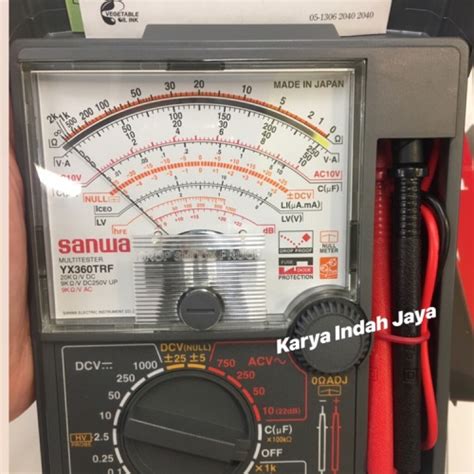 Jual Analog Multimeter Sanwa Yx Trf Jakarta Barat Karya Indah