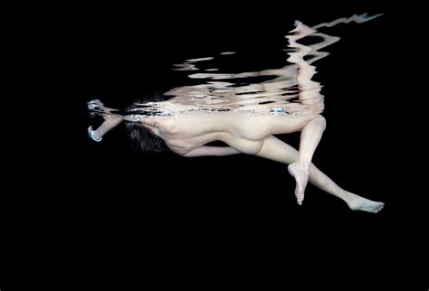 Alex Sher Porcelain Underwater Nude Photo Print On Aluminum 8 X