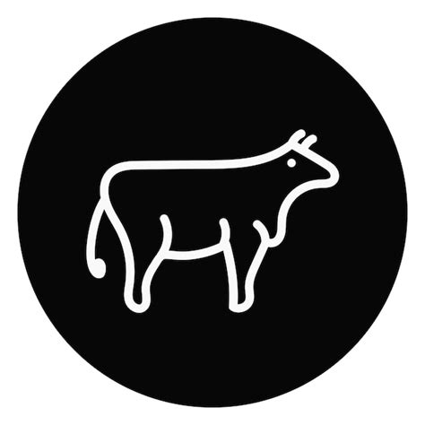 Premium Vector Cattle Vector Illustration