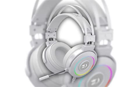 Headset Gamer Redragon Lamia Lunar White H Rgb Surround Branco