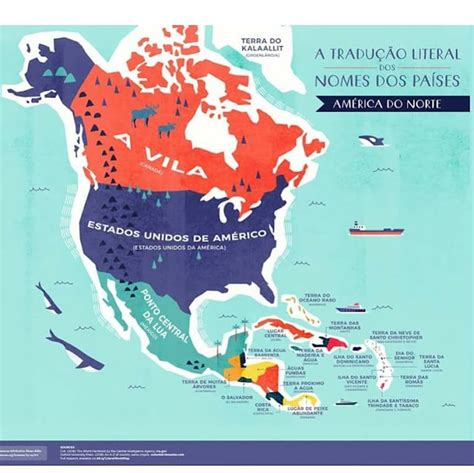 Professor Wladimir Geografia Tradução Literal dos Nomes dos Países