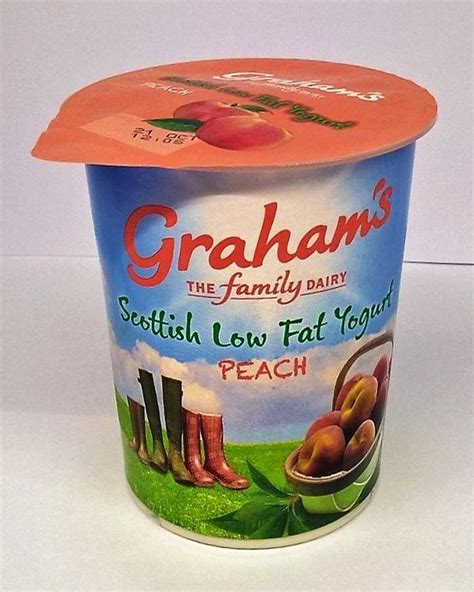 Fife Creamery Grahams Scottish Low Fat Peach Yogurt 12x150g