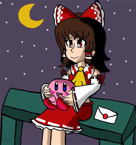 Ssbu Kirby And Reimu By Vickyj On Deviantart