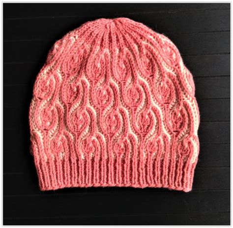 Шапочка "Брусника" в технике вязания бриош - Modnoe Vyazanie ru.com ...