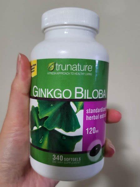 Jual Trunature Ginkgo Biloba Softgels Vitamin Otak Penguat Daya