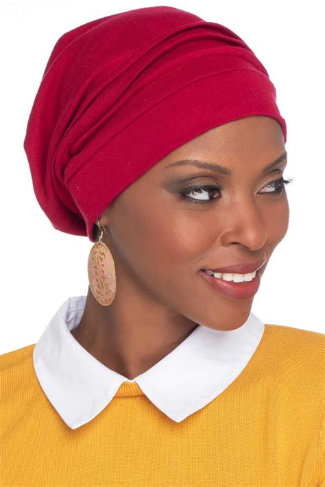 Slouchy Beanie Snood Hat Cotton Slouchy Snood Hat