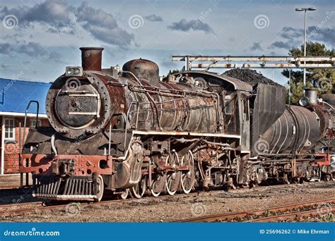 De Locomotief Van De Stoom Stock Foto Image Of Techniek 25696262