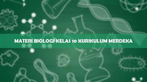 Materi Biologi Kelas 11 Kurikulum Merdeka Homecare24