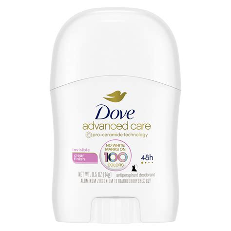 Dove Advanced Care Antiperspirant Deodorant Stick Clear Finish Pack Of 36 Doesnt Stain Clothes