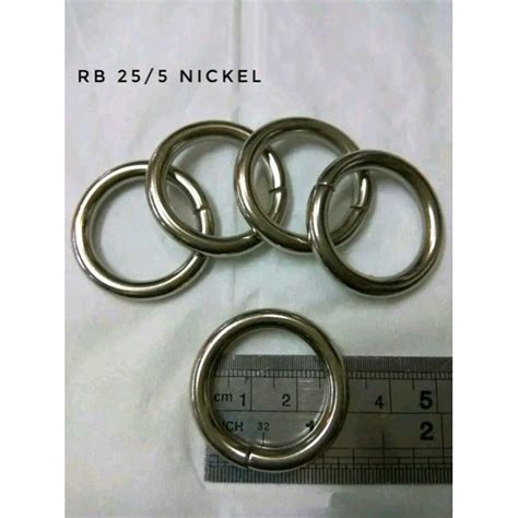 Jual Ring O Bulat Tebal Ring Bulat Tebal Nikel Diameter Cm Shopee