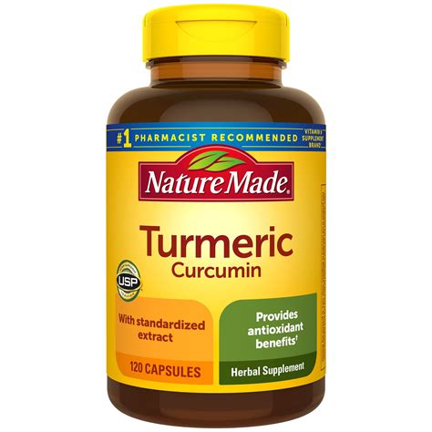 Nature Made Turmeric Curcumin 500 Mg Capsules 120 CT