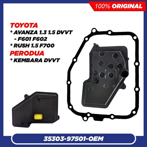 OEM AUTO TRANSMISSION FILTER Toyota Avanza DVVT F601 F602 Rush F700