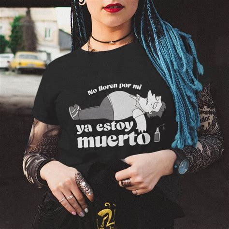 Playera Negra No lloren por mi Como diseñar ropa Moda Vestidos de