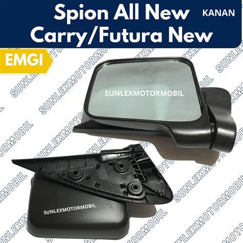 Jual KACA SPION KANAN ALL NEW CARRY FUTURA BARU MANUAL HITAM EMGI