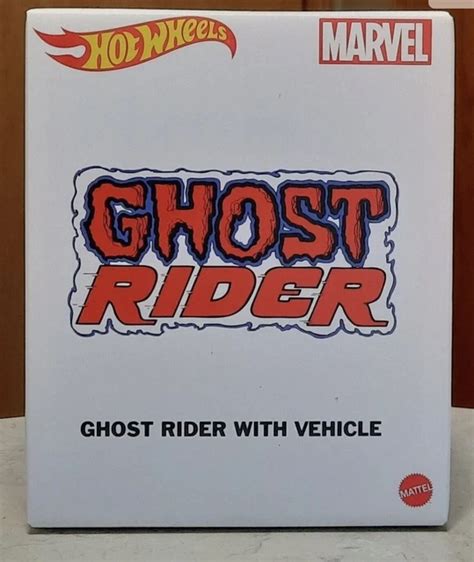 Mattel Hot Wheels Marvel Ghost Rider Motorcycle Figure Picclick Uk