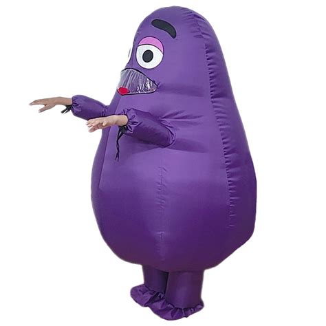 Grimace Costume for Kids Adult Grimaces Birthday Gameboy Halloween Cos ...